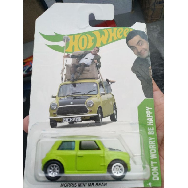 hotwheels custom morris mini mr bean blister card aman