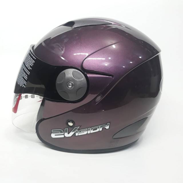 Helm KYT 2Vision Ungu