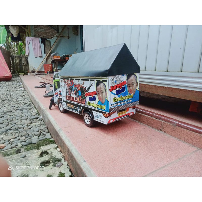 miniatur truk rc oleng