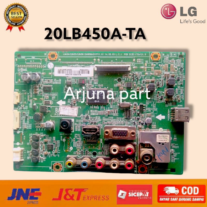 Mainboard tv led LG 20LB450a - Mb tv led LG 20lb450a - mesin tv led Lg 20lb450a