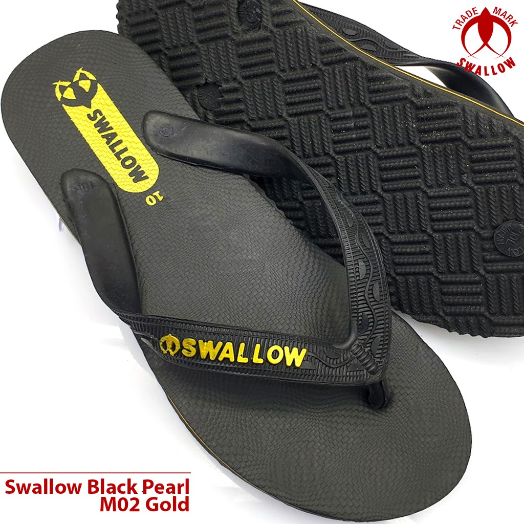 Sendal Jepit  Swallow  Black Pearl M02 Sandal  Japit M02 