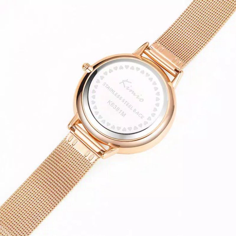 Jam Tangan Wanita Original Anti Air Kimio Plat Keramik