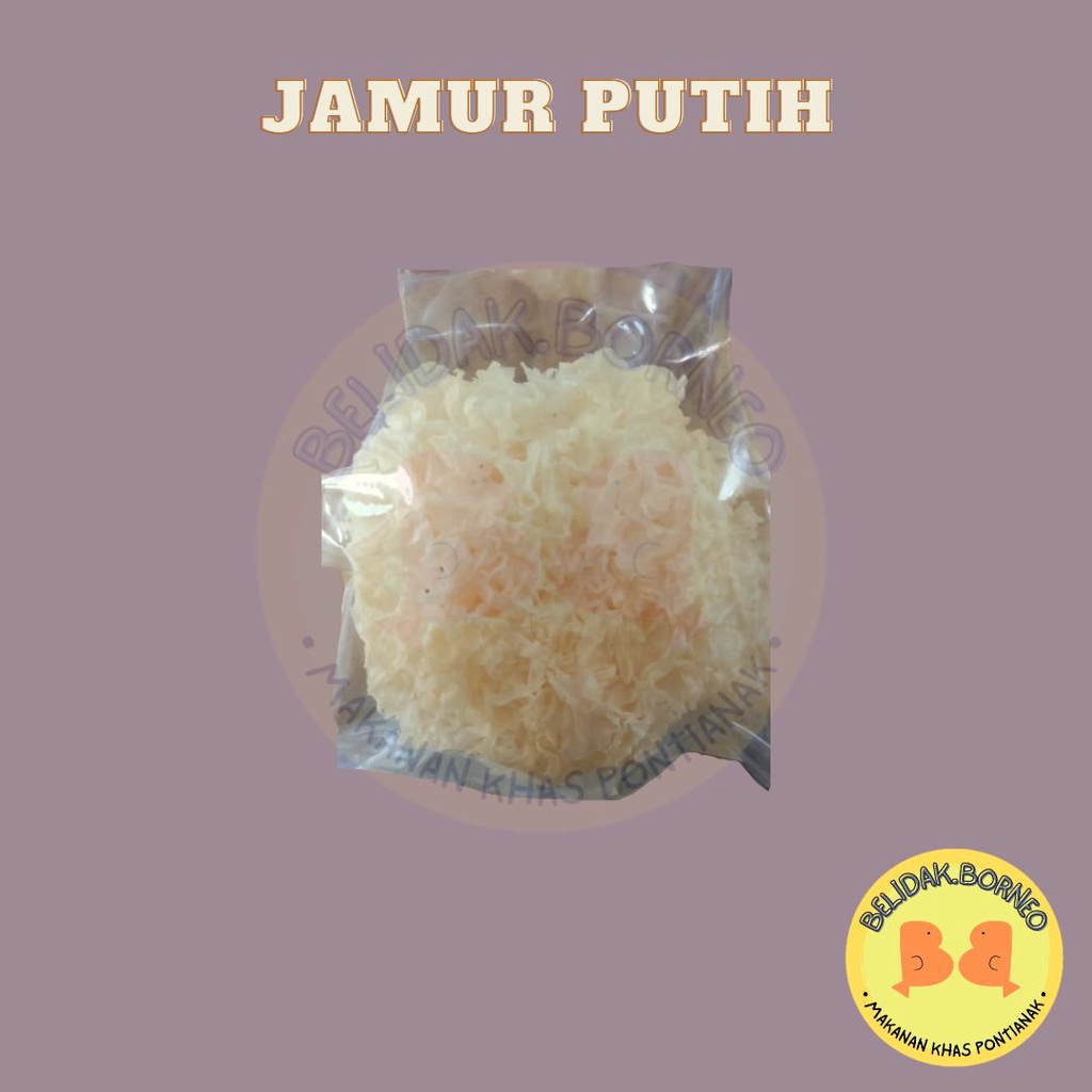 Jamur Putih/ Jamur Salju/ Jamur Es Super 100 gr