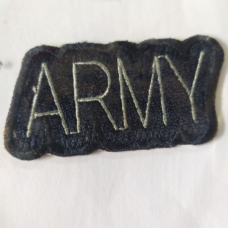 emblem bordir patch army