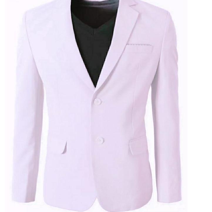 (SALE) JAS PRIA PUTIH | JAS PUTIH PRIA | BLAZER PRIA PUTIH | JAS FORMAL PRIA | BLAZER PUTIH