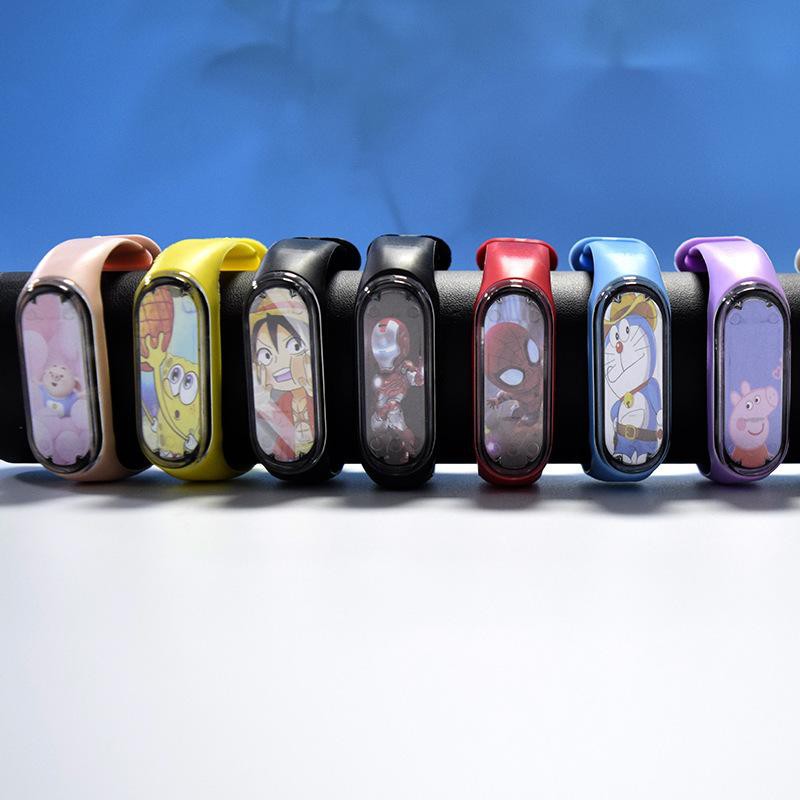 JAM TANGAN DIGITAL LED MOTIF MUNCUL DI LAYAR MOTIF KARTUN LUCU JAM TANGAN ANAK DIGITAL TAHAN AIR