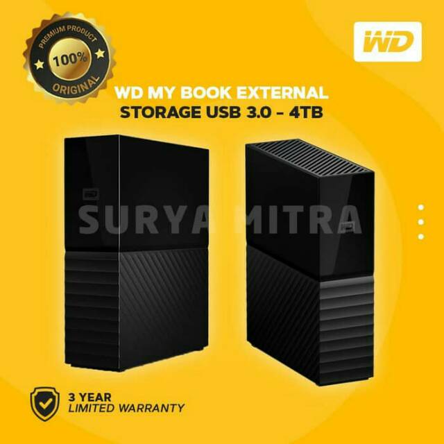 Hardisk Eksternal WD My Book 4TB