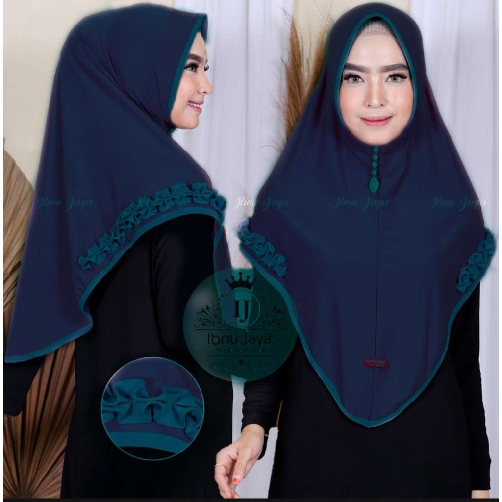 Hijab instan Bergo Tania Rempel Kerudung Instan Wanita Dewasa Jilbab Original Tania Hijab Instan Mur