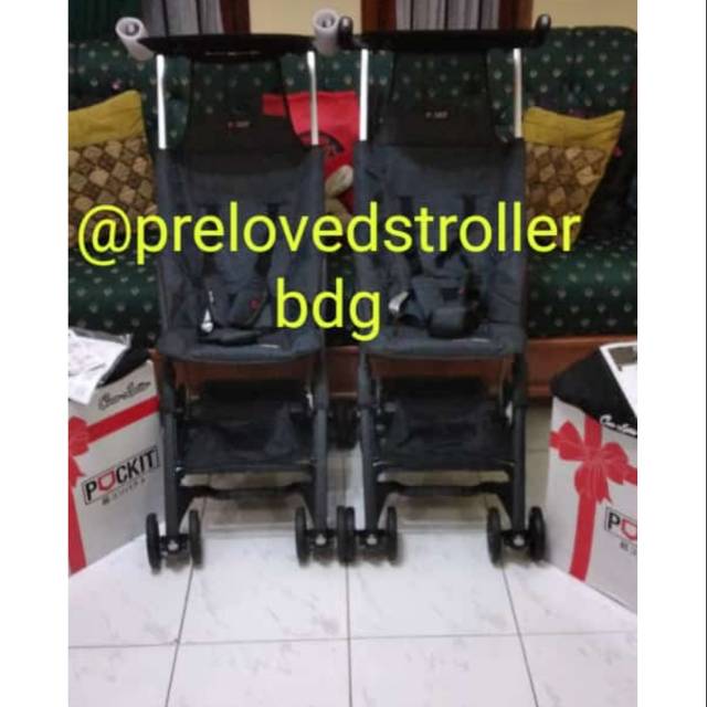 Stroller pockit preloved gen 2 CL 688 bekas seperti baru mulus bgtt