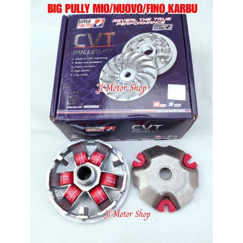 PULLEY PULI PULLY MIO KARBU FINO KARBU NUOVO UMA RACING - RUMAH ROLLER MIO FINO KARBU NUOVO UMA RACING