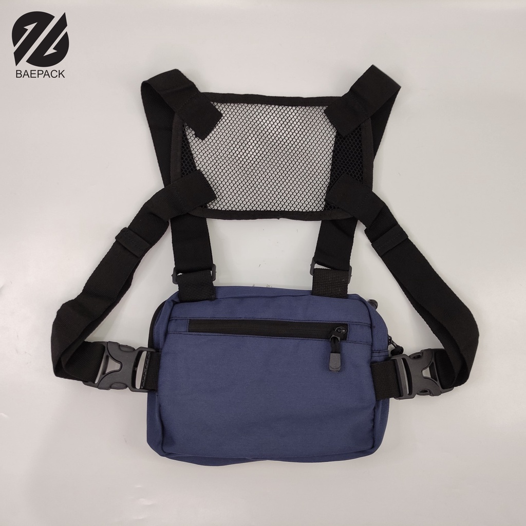 Tas Dada / Chest Bag dengan Lubang Headset Edgar baepack / Tas Untuk Pengendara Motor / original dan Premium / Cowok - Pria