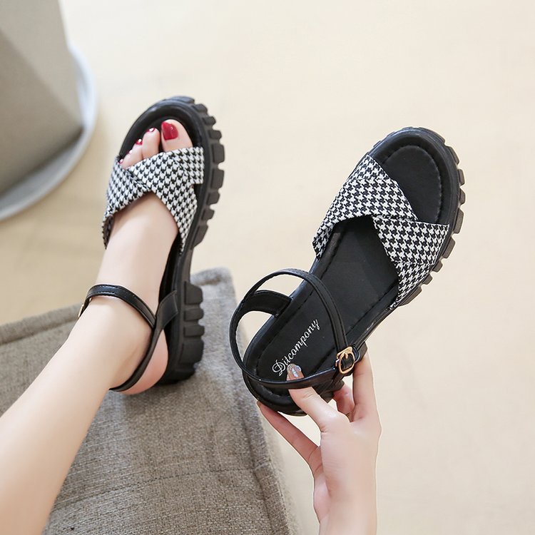 HS /  Wedges Sandal Wanita Premium S-13