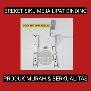 Breket Siku Untuk  Meja  Lipat Dinding  Tempel Murah 35cm 