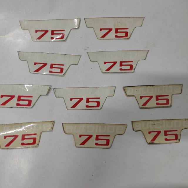 

STIKER/CAP-CAPAN TULISAN AUTOLUBE 75 STOK LAMA