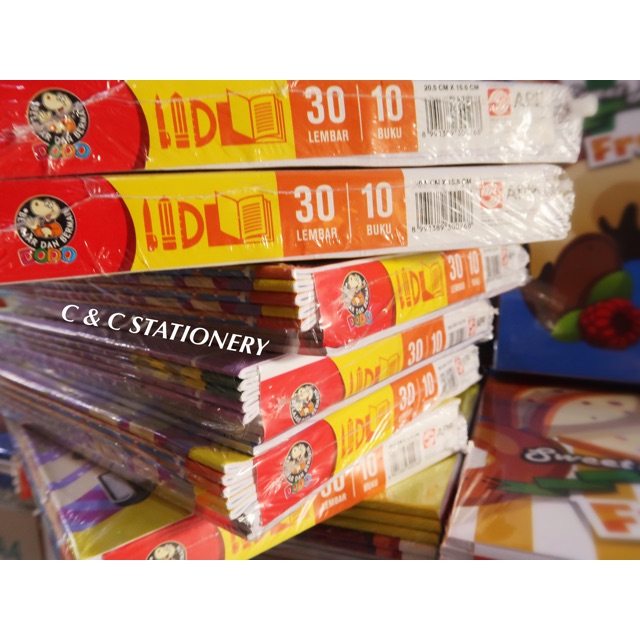 

Buku Tulis Dodo 30 Lembar /pak isi 10