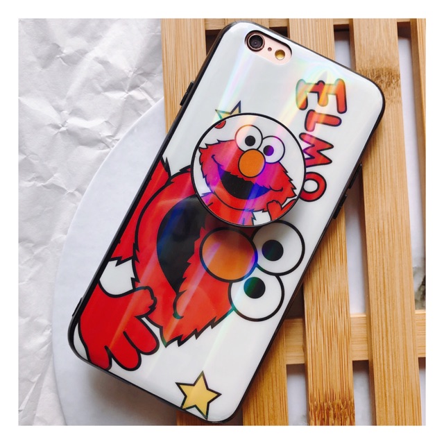 ELMO COOKIE POPSOCKET Ip6/6s/6+/6s+/7/7+/8/8+/X/Xs