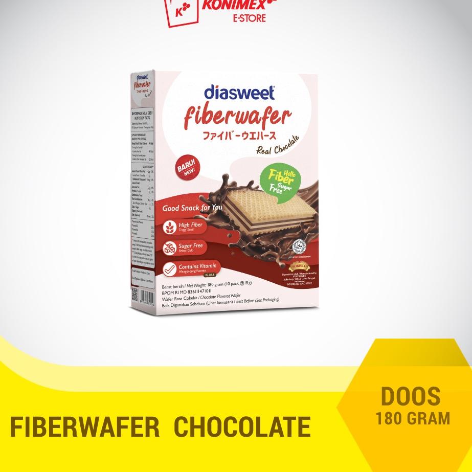 

Belanja sekarang-- Diasweet Fiberwafer Chocolate 180G