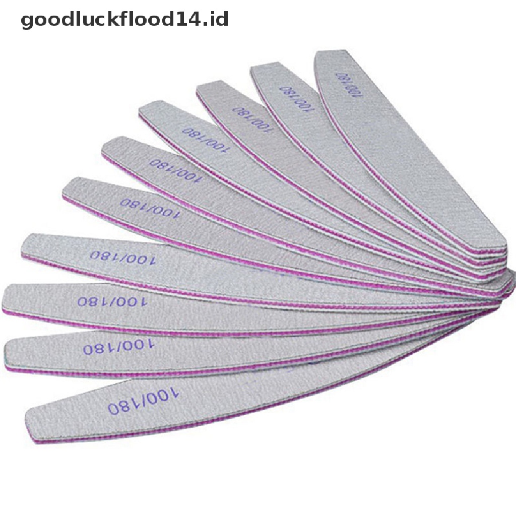 1 / 5 Pcs Alat Kikir Kuku UV Gel Untuk Manicure Pedicure