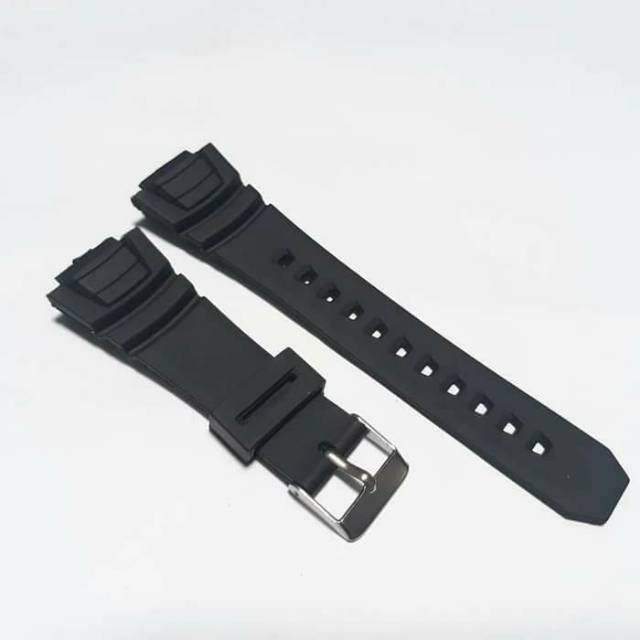 RUBBER STRAP TALI JAM CASIO GIEZ GS1001 GS-1001 GS 1001 HITAM