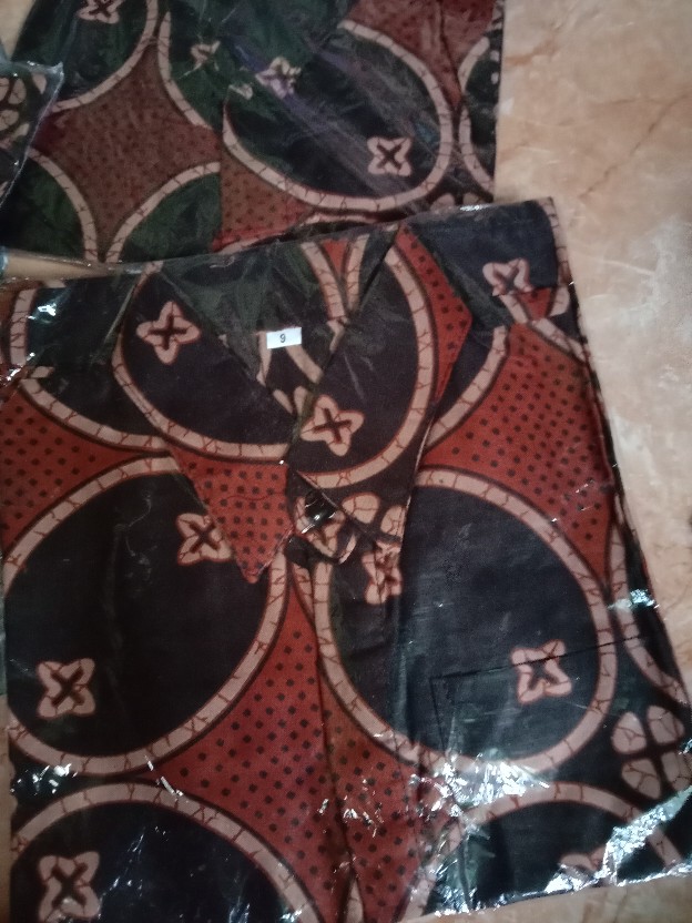 Maura Cople - Sania Ruffle Batik Cople Jazzy Gamis Syari -gamis Kerah Jazz Terbaru 2020 - Kawung.cs