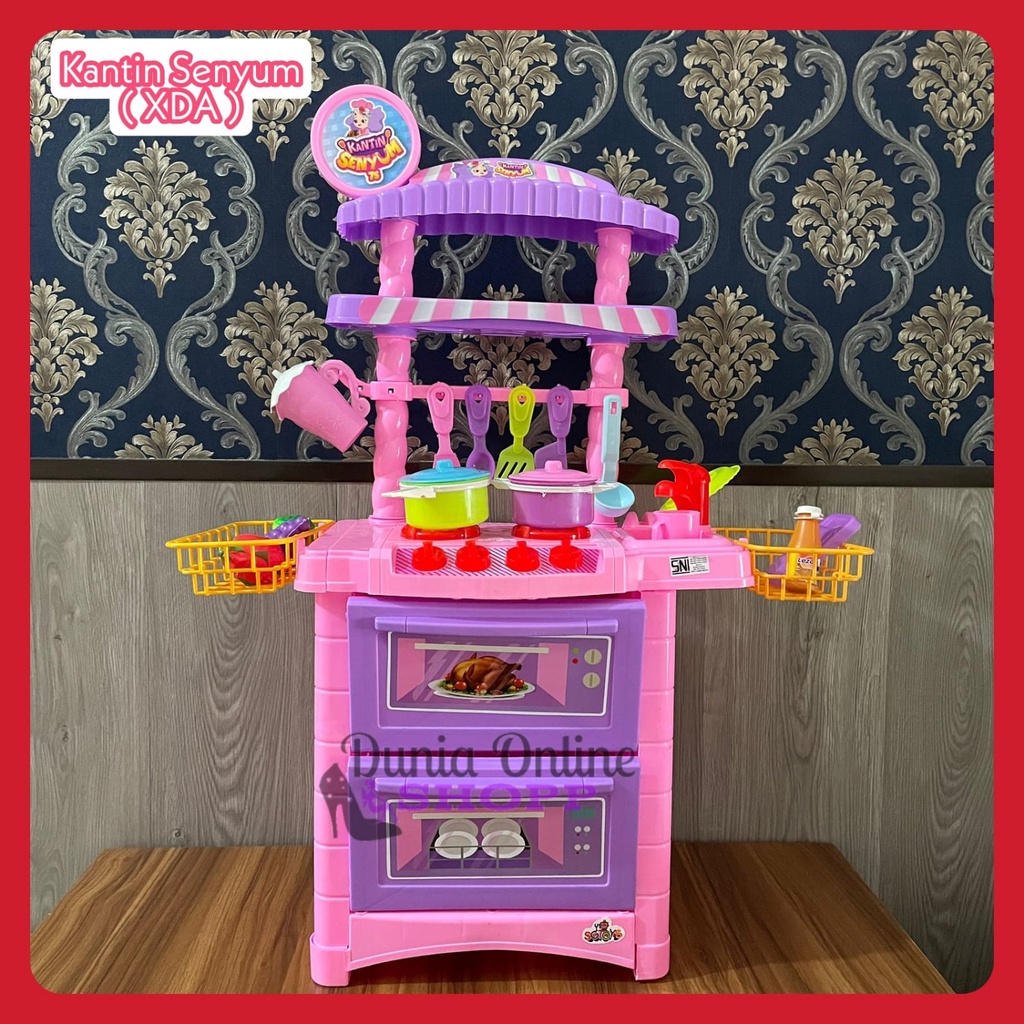 MAINAN ANAK PEREMPUAN KANTIN SENYUM / MAINAN KITCHEN SET JUMBO