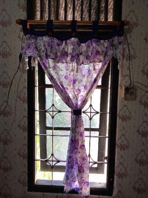 Gorden Korden Horden Tirai Shabby Karater Murah Minimalis Eklusif Mewah Motif Annisa Unggu
