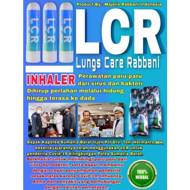 RA_ INHALER LCR / LUNG CARE RABBANI / OBAT HERBAL PENCEGAHAN VIRUS COVID-19