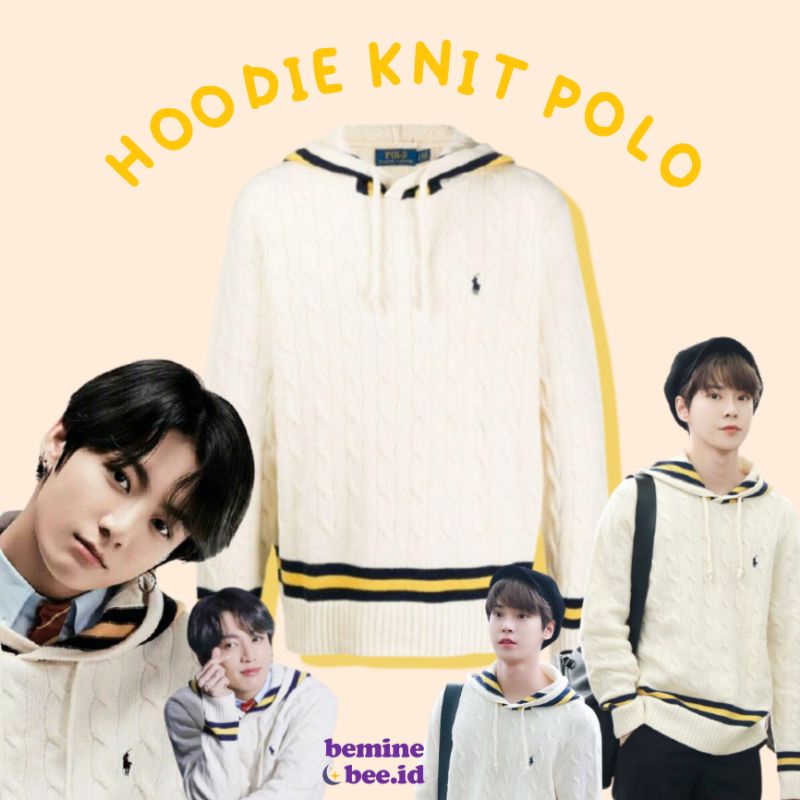 Hoodie Rajut Polo Jungkook BTS Doyoung NCT