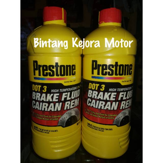 Minyak rem PRESTONE 1000ml DOT 3