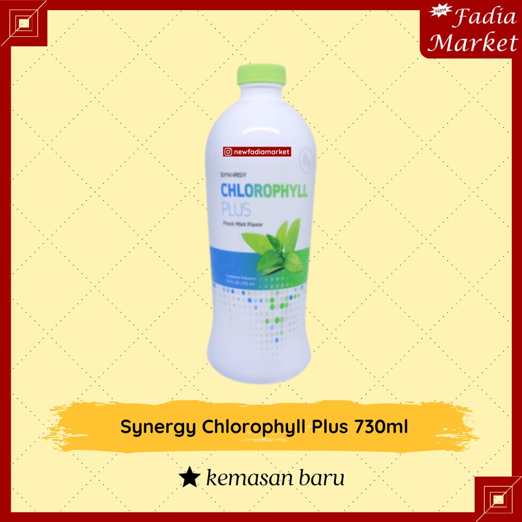 Synergy Chlorophyll/Klorofil Plus Fresh Mint Flavor 25 FL OZ 730ml