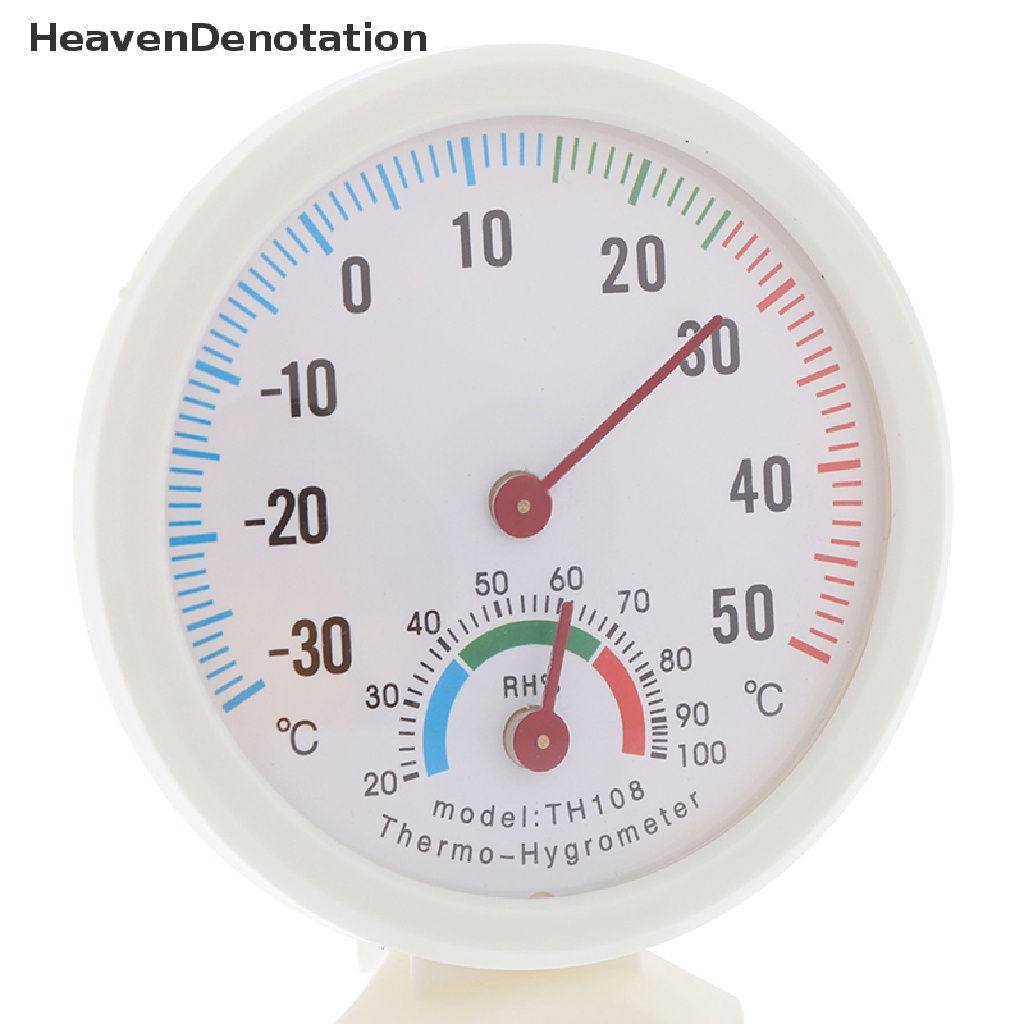 Termometer Higrometer Pengukur Suhu Kelembaban Mini Untuk Indoor Outdoor