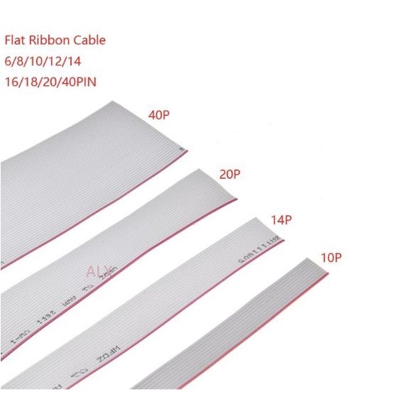 KABEL PITA 16P 1.27MM CABLE ABU ABU FLAT KABEL IDC 2X8 16 PIN 1 METER