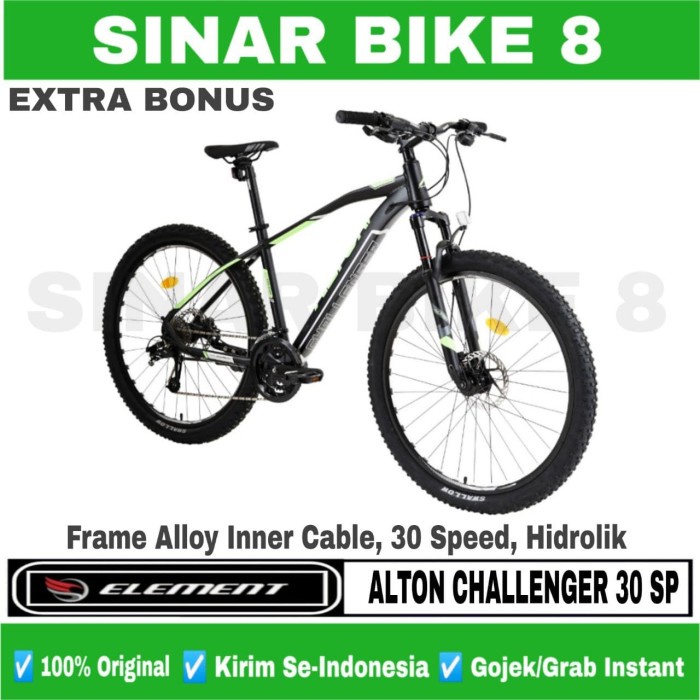 Sepeda Gunung MTB Ukuran. 27.5 Inch ELEMENT ALTON CHALLENGER 30 Speed Alloy