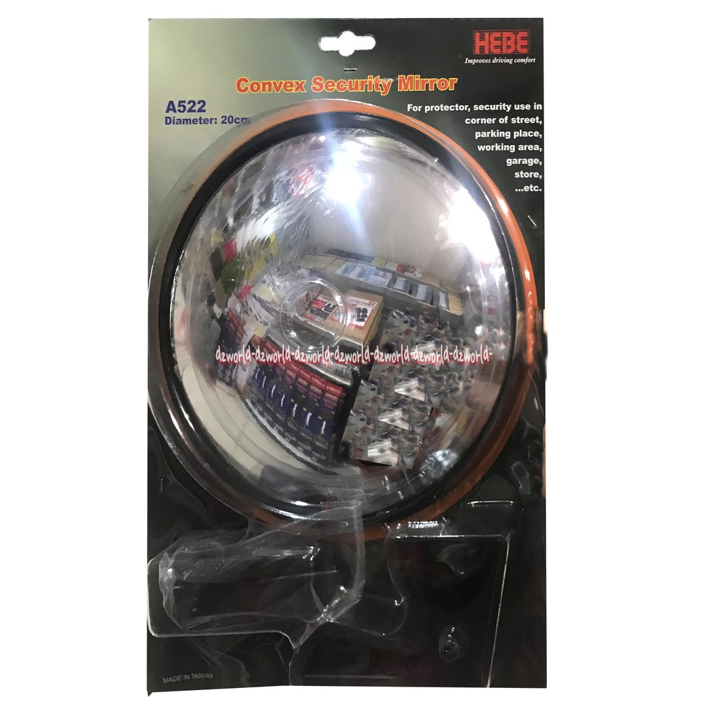 Convex Security Mirror Hebe 20cm kaca cembung alat keamanan tambahan yang diletakkan disudut jalan