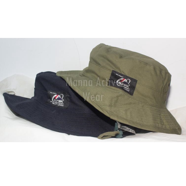 Topi Rimba / Outdoor / Mancing / Traveling Alpina Keren Berkualitas Terjangkau