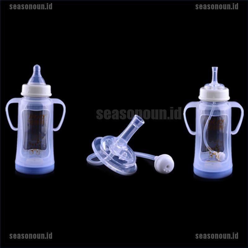 【sea】Baby Bottle Straw Replacement Wide Mouth Caliber Silicone Feeding Accessories