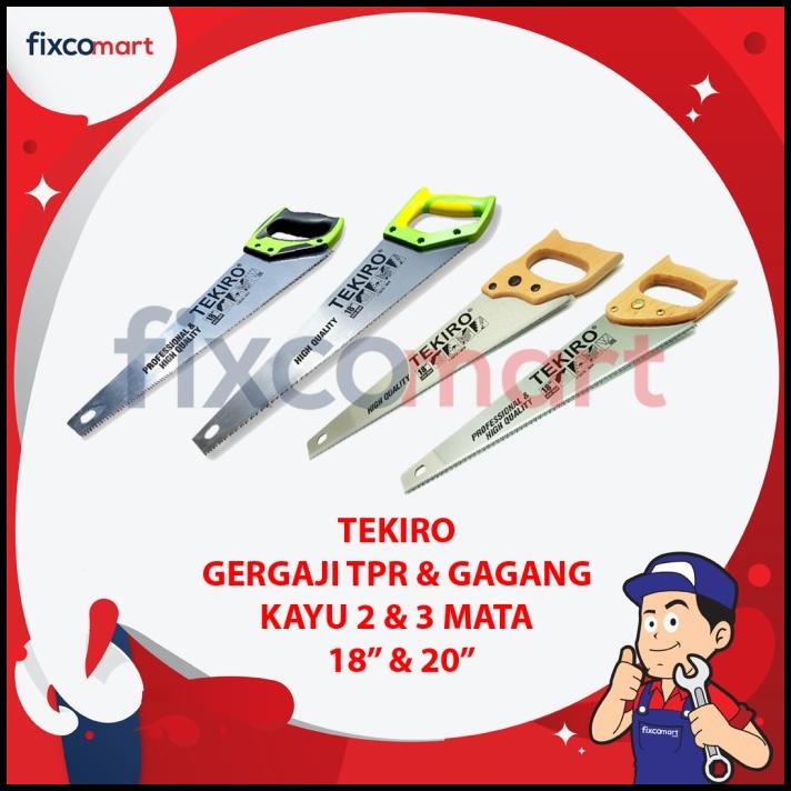 Tekiro Gergaji Kayu 2 Mata 18 Inch / Tekiro Gergaji Potong