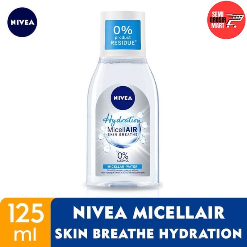 NIVEA MICELLAR WATER BIRU HYDRATION 0% ALCOHOL