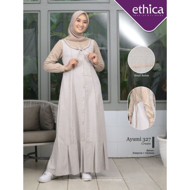 ETHICA GAMIS AYUMI 327 BLACK CREAM GREEN