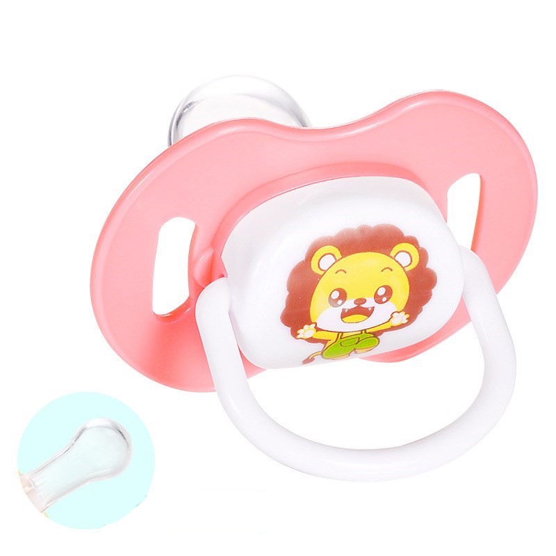 Empeng bayi/BAYI/Dot Bayi/Empeng Bayi Biasa/EMPENG DOT-Kepala bulat pink