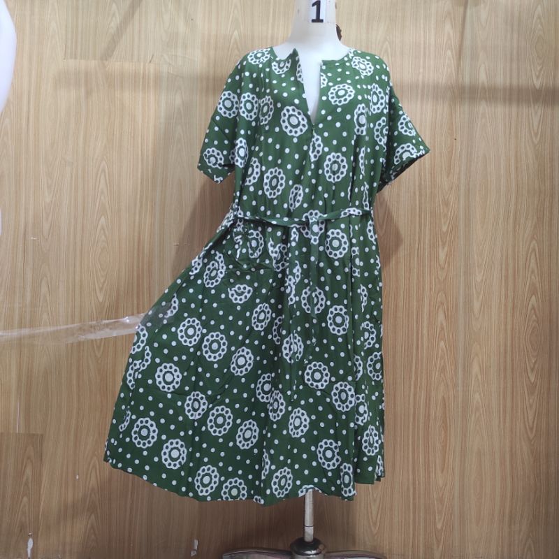 Batik Qonita Daster Rosita Saku Sleting Motif Halus 2-Motif 12