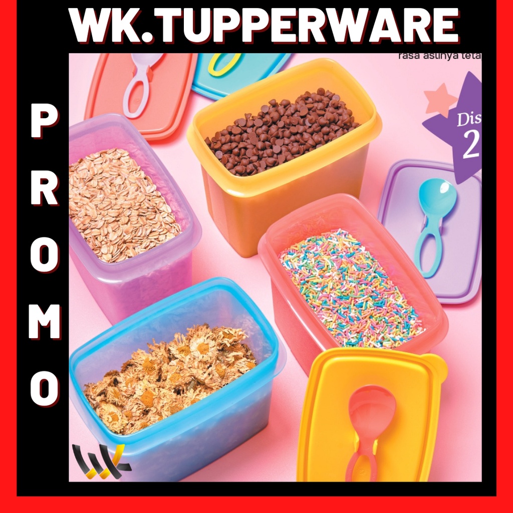 ISI 1 800ml TUPPERWARE PROMO TOPLES SUSU BUBUK TUPPERWARE TOPLES GULA ANTI SEMUT WADAH SUSU TUPPERWA