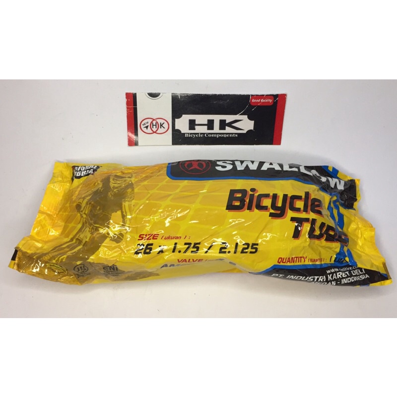 Ban dalam sepeda ukuran 26 x 1.75 / 1.95 / 2.125 Swallow Mini Mtb Federal sepeda gunung