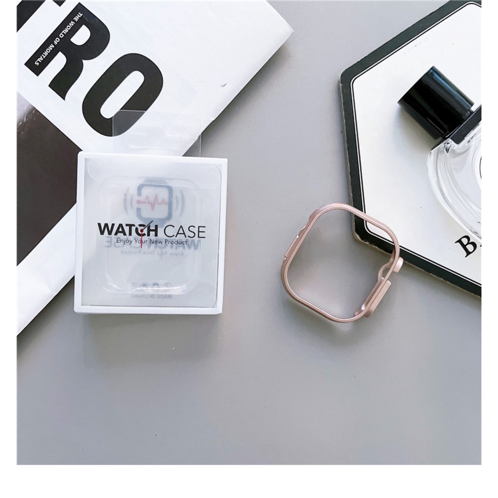 Case Untuk Apple Watch Serie8 7 6 SE 5 4 3 2 1 iWatch case ultra 49MM 45mm 41mm 44mm 40mm 38mm 42mm Screen Watch PC case