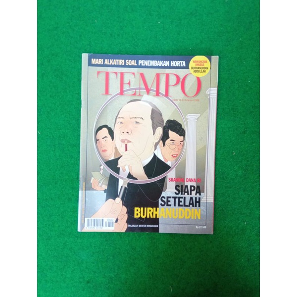 Majalah Tempo 18-24 Februari 2008: Skandal Dana BI Siapa Setelah Burhanuddin