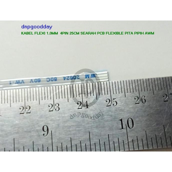 

Kabel Flexi 1,0Mm 4Pin 25Cm Searah Pcb Flexible Pita Pipih Awm Dnpgood11