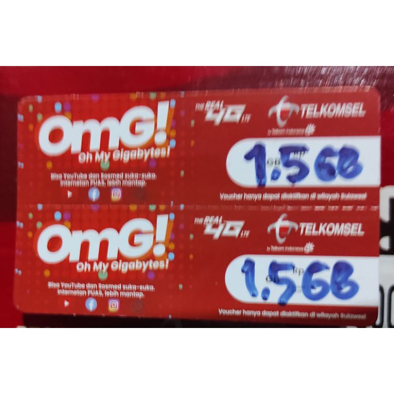 grosir voucher telkomsel 1,5gb 3 hari zona3 sulawesi