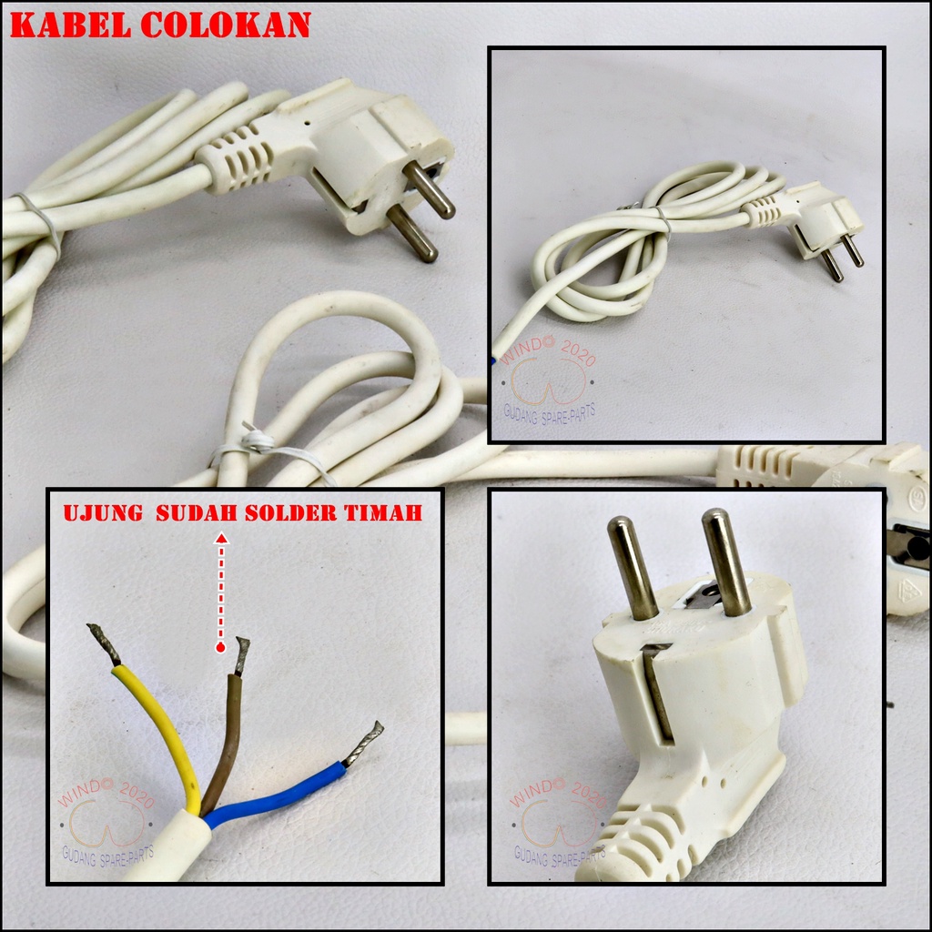 KABEL COLOKAN KOMBINASI SHUKAKU | COLOKAN LISTRIK 100% TEMBAGA TAHAN PANAS | KABEL LISTRIK KOMBINASI