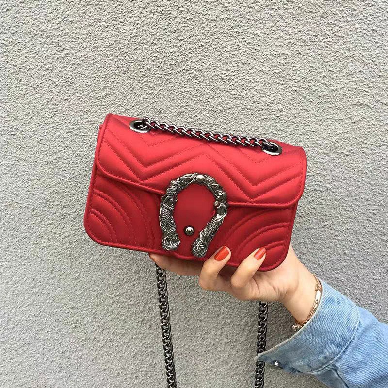 Fashion tas jelly matte selempang wanita  tas import kecil tali rantai murah slingbag cewek terbar