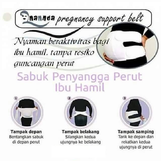 Anannda Pregnancy Support Belt Korset Sabuk Penyangga Perut Ibu Hamil